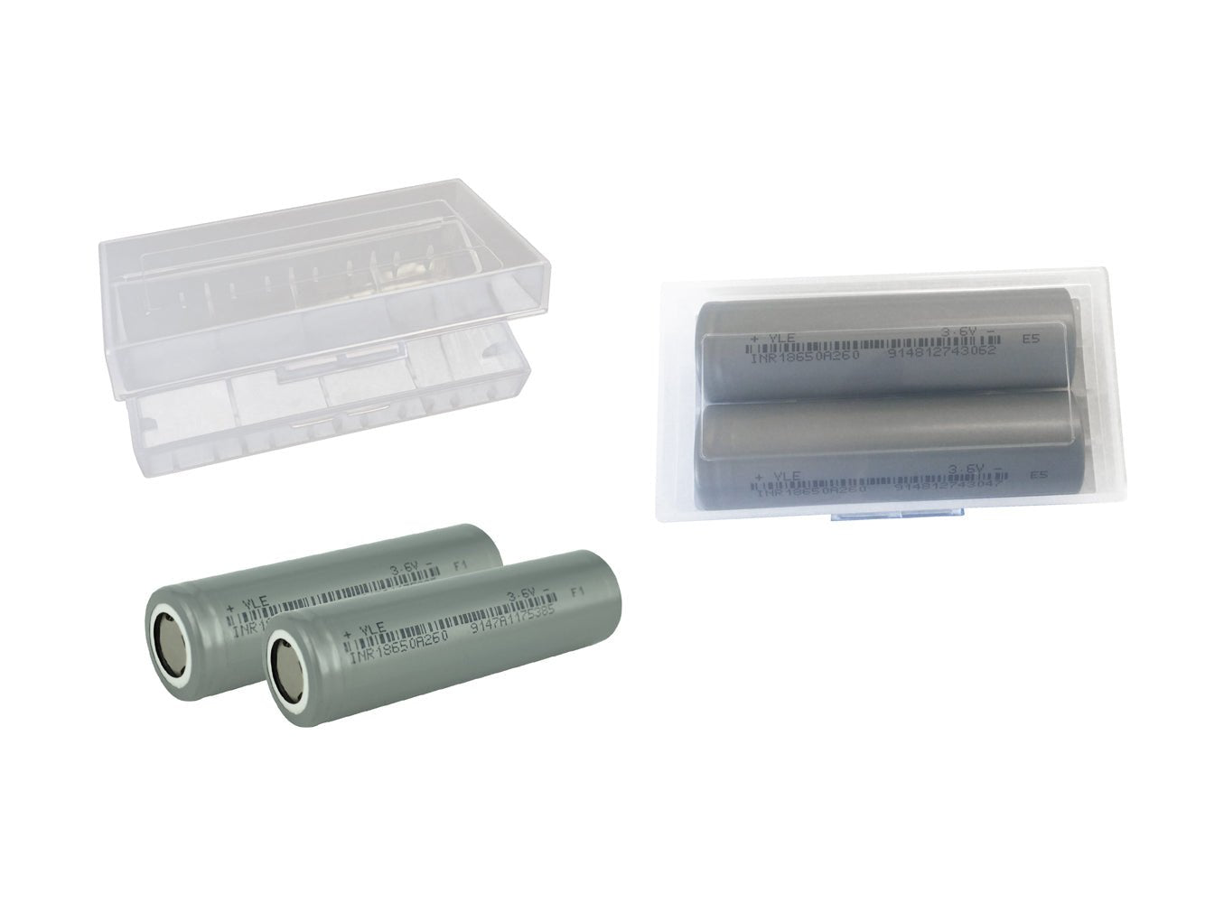 18650 3.6V 2600 mAh oplaadbare Accucellen