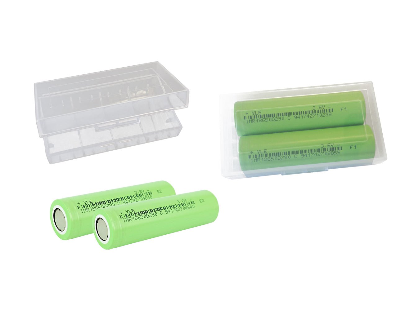 Celle per batterie ricaricabili 18650 da 3,6 V e 2900 mAh