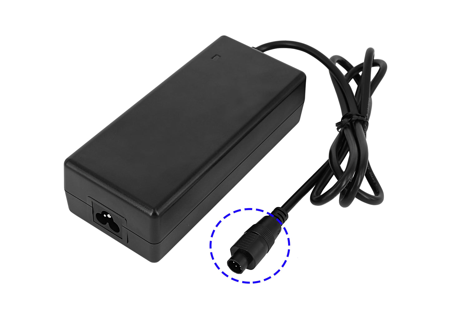 Caricabatterie Powersmart per batterie Phylion tipo Joycube JCEB / 36V 2A con connettore rotondo a 5 pin