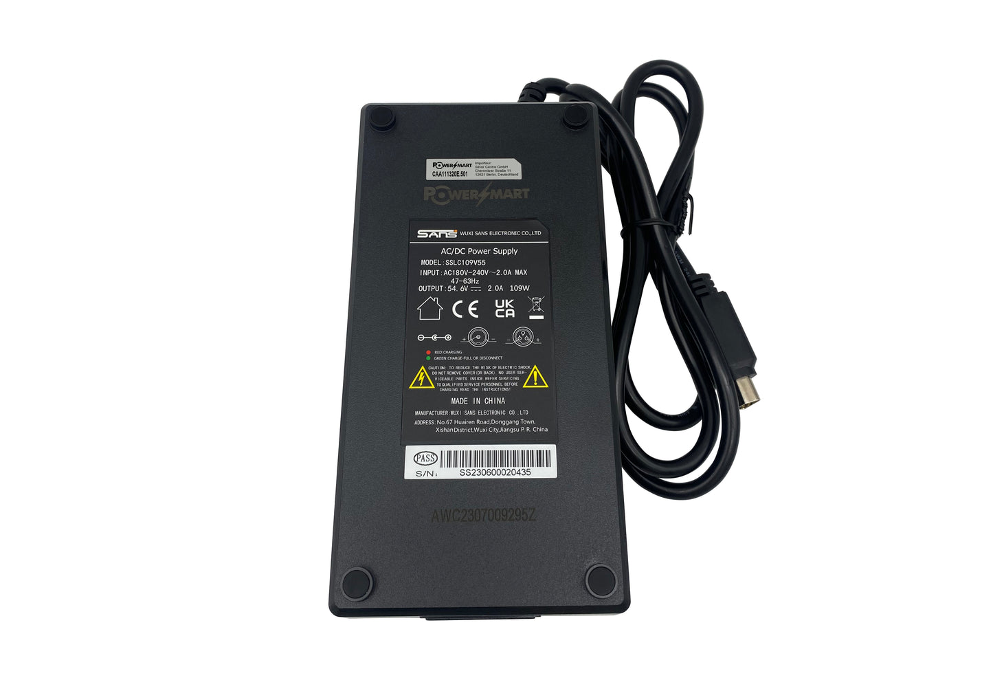 Powersmart-oplader voor Phylion-Accu Joycube SF-06S / RC1701 - 48V 2A