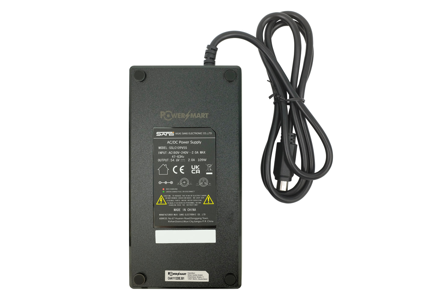 Powersmart Ladegerät für Phylion Akku Joycube SF-06S / RC1701 - 48V 2A