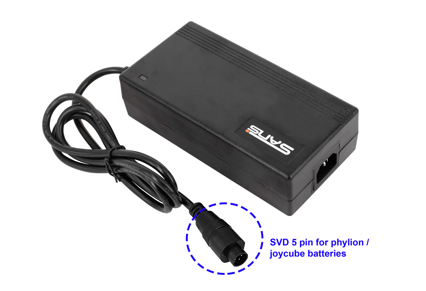 Caricabatterie PowerSmart per Joycube SF-06/Wall-ES 48V 2A con connettore rotondo a 5 pin