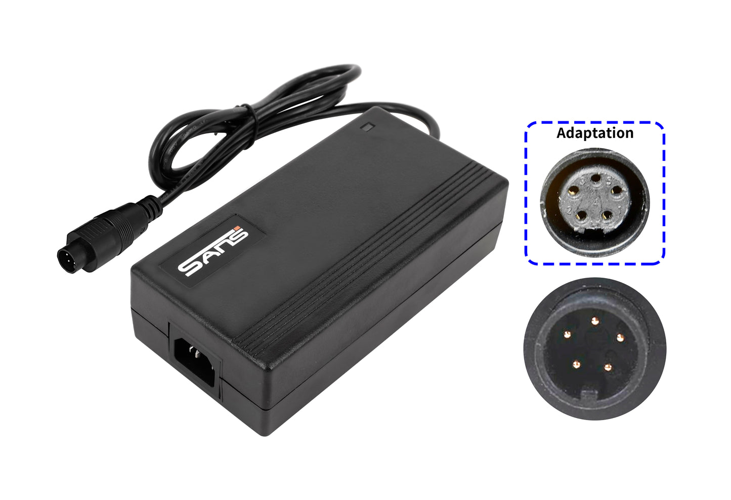 Caricabatterie PowerSmart per Joycube SF-06/Wall-ES 48V 2A con connettore rotondo a 5 pin