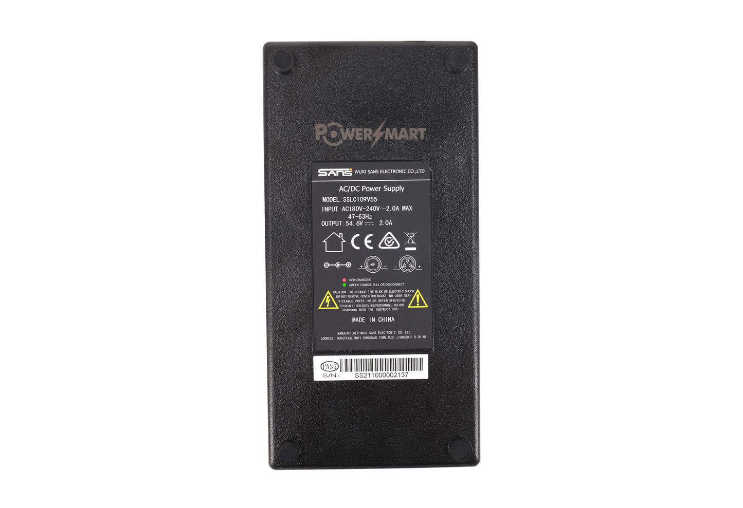 Caricabatterie PowerSmart per Joycube SF-06/Wall-ES 48V 2A con connettore rotondo a 5 pin