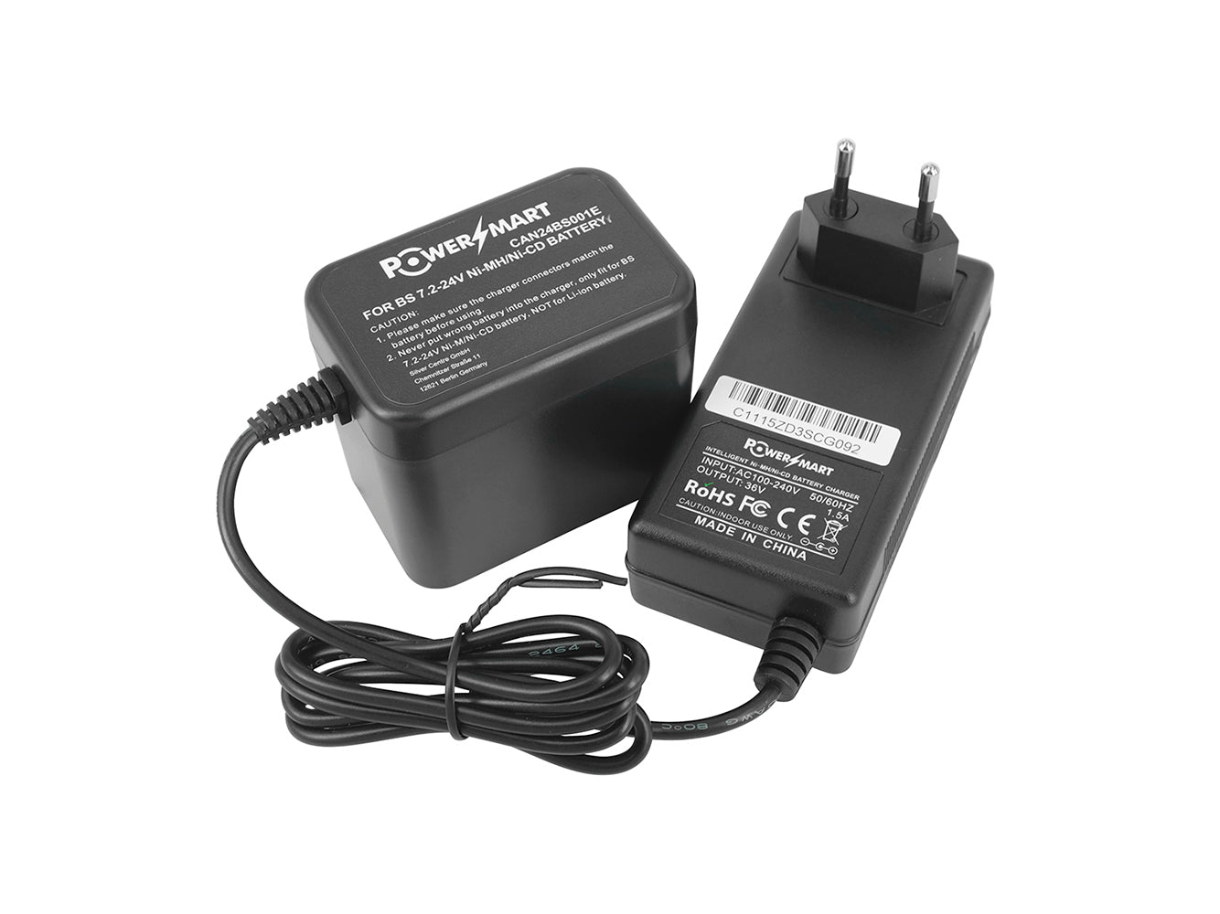 Ladegerät für Bosch 7,2V bis 24V Ni-Cd-/Ni-MH-Akkus