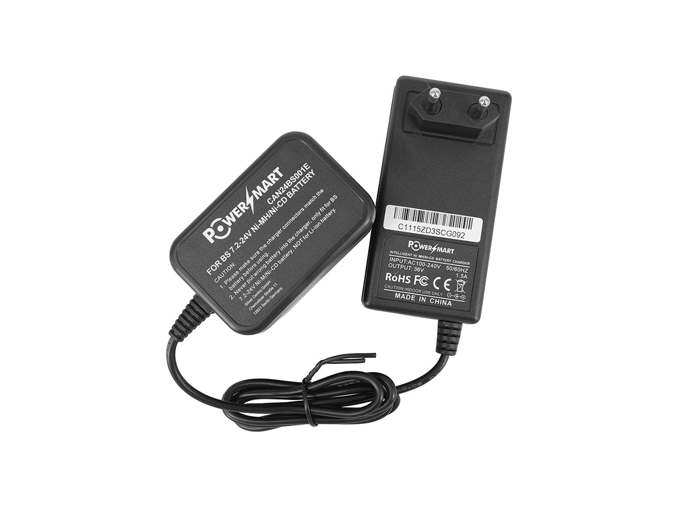 Ladegerät für Bosch 7,2V bis 24V Ni-Cd-/Ni-MH-Akkus