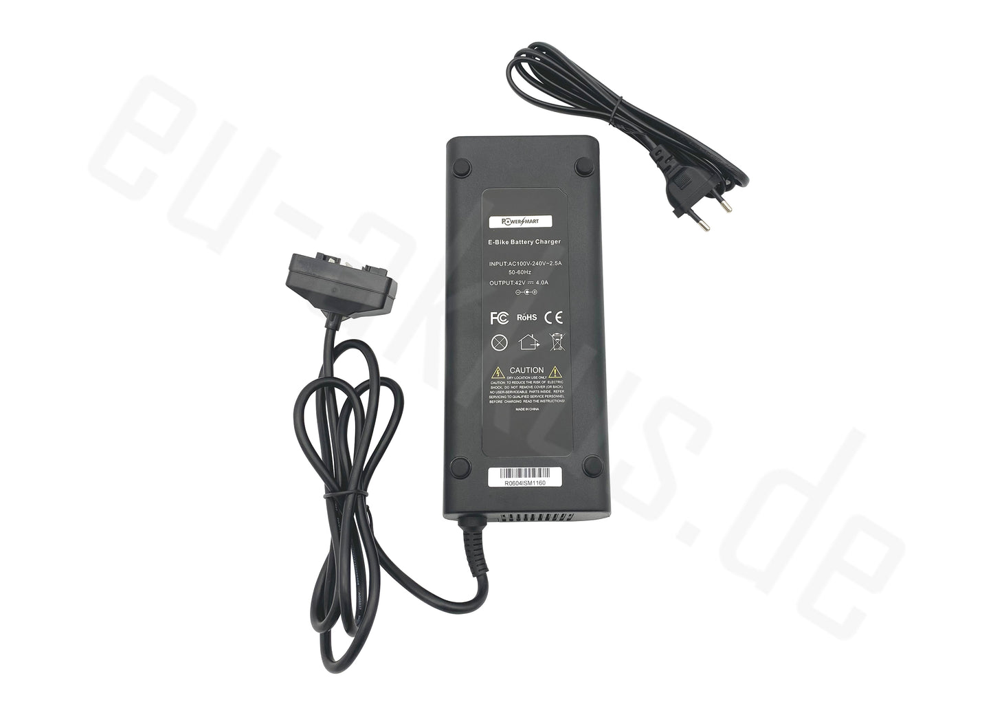 Caricabatterie adattatore CA 42V 4A per batterie Ebike da 36V