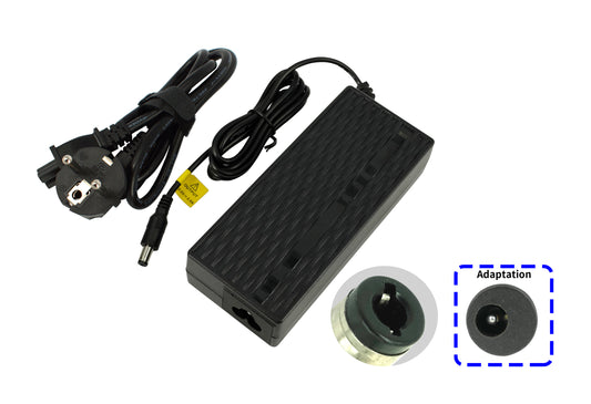 Caricabatterie per e-bike di alta qualità 36V 2.0A per batterie Phylion (2 pin) (DC 5.5×2.5mm)