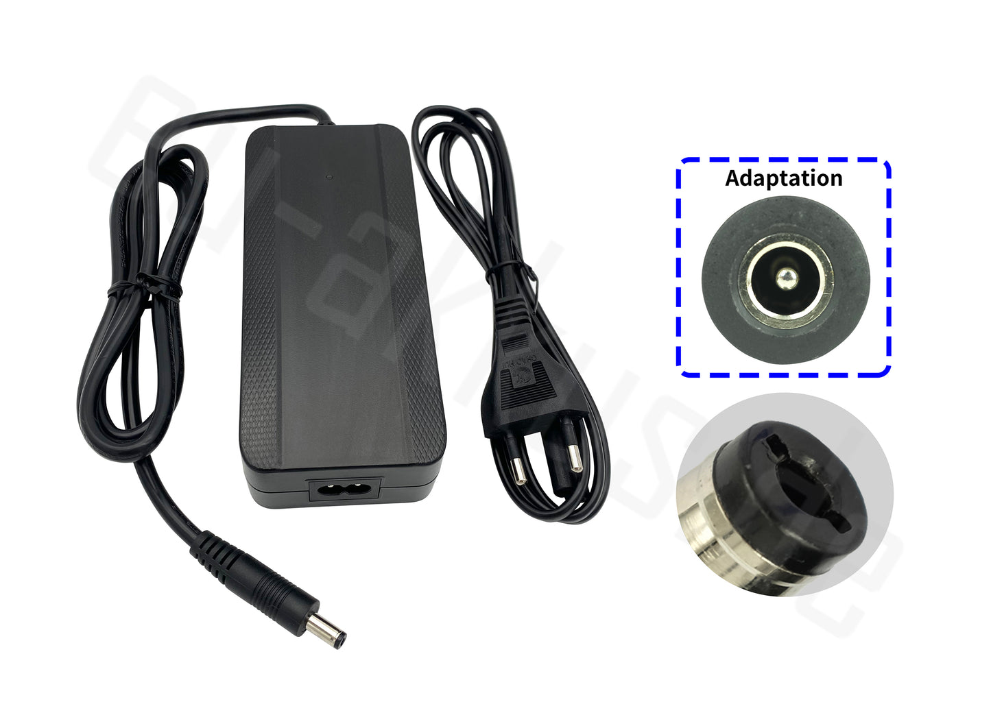 e-bike oplader 36V 1,35A voor accu's van Ansmann, Kalkhoff, Montana, Union, Victoria, Prophete, LLOBE