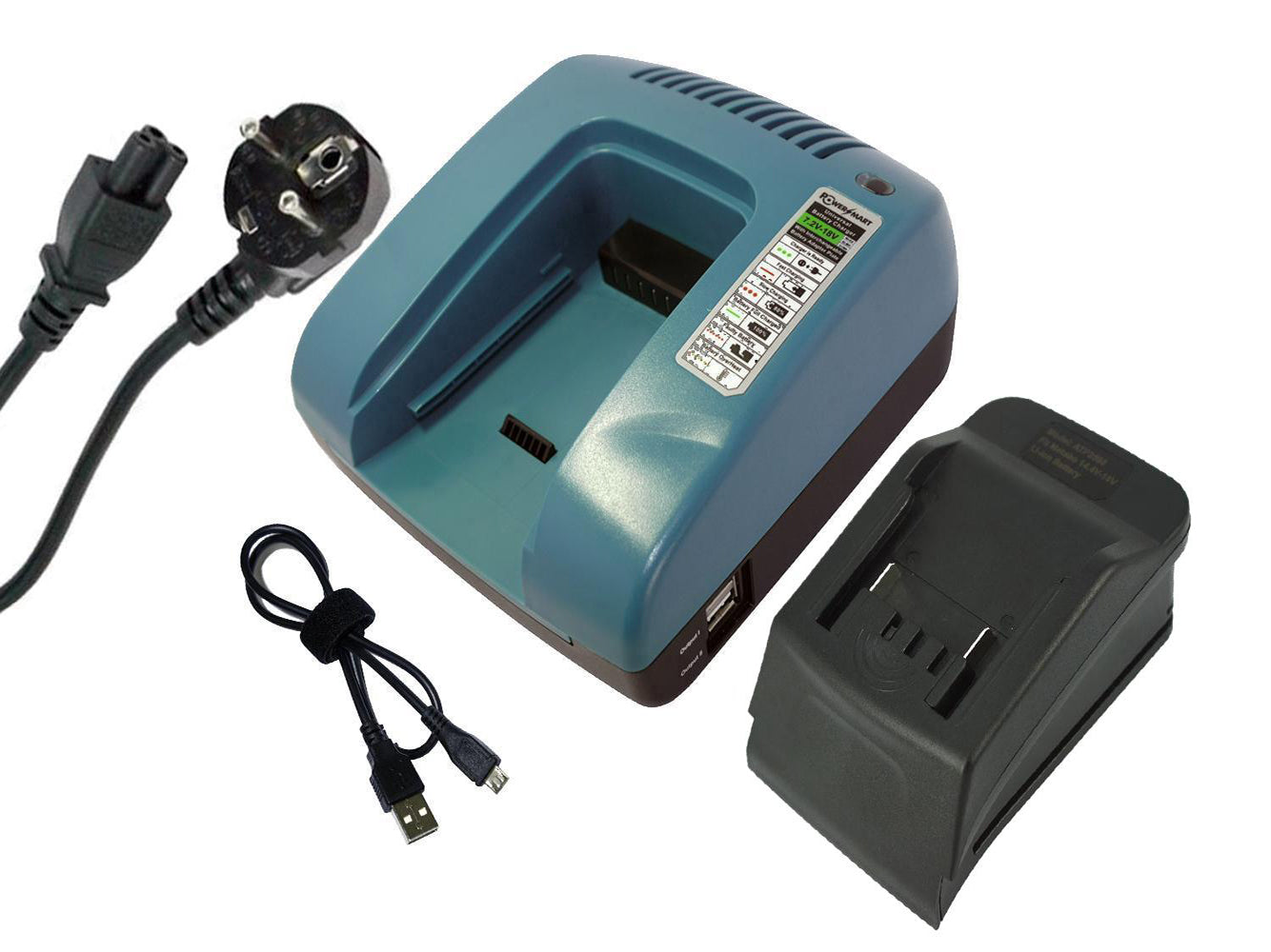 Akkuladegerät für Elektrowerkzeuge von METABO 6.25468, 6.25457.00, 6.25459, 6.25469.00, 6.25499.00, 6.25527