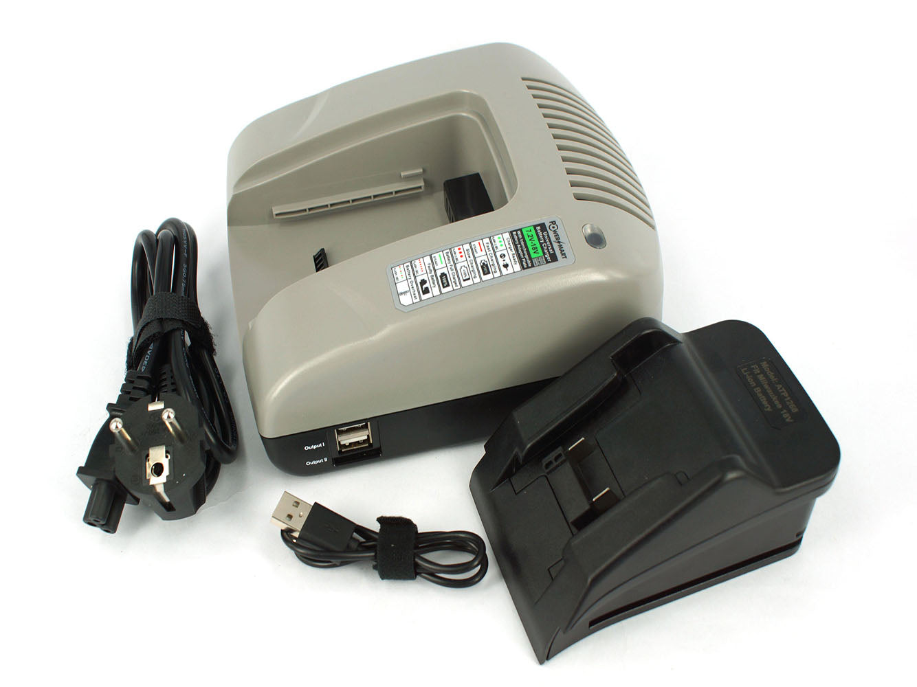 Akkuladegerät für Elektrowerkzeuge MILWAUKEE 48-11-1815, 48-11-1820, 48-11-1828