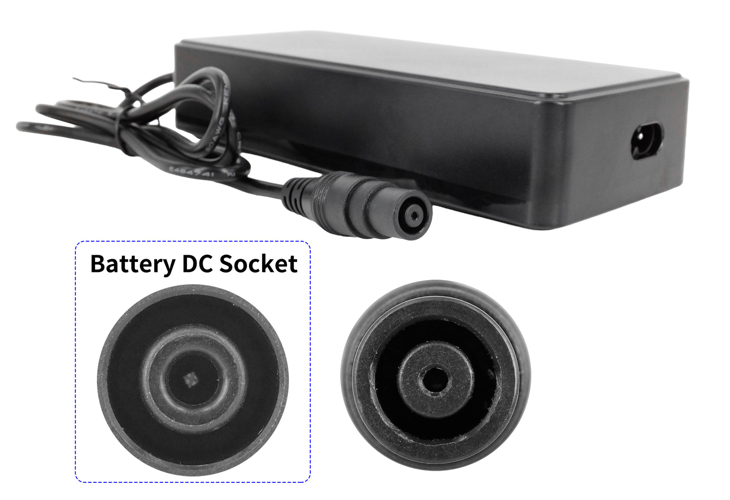 54.6V 2A Charger for Xiaomi Electric Scooter 5 Max, 4 Pro Max, Segway ZT3 Pro & Ninebot Max G3 – 48V E‑Scooter Replacement Battery Charger