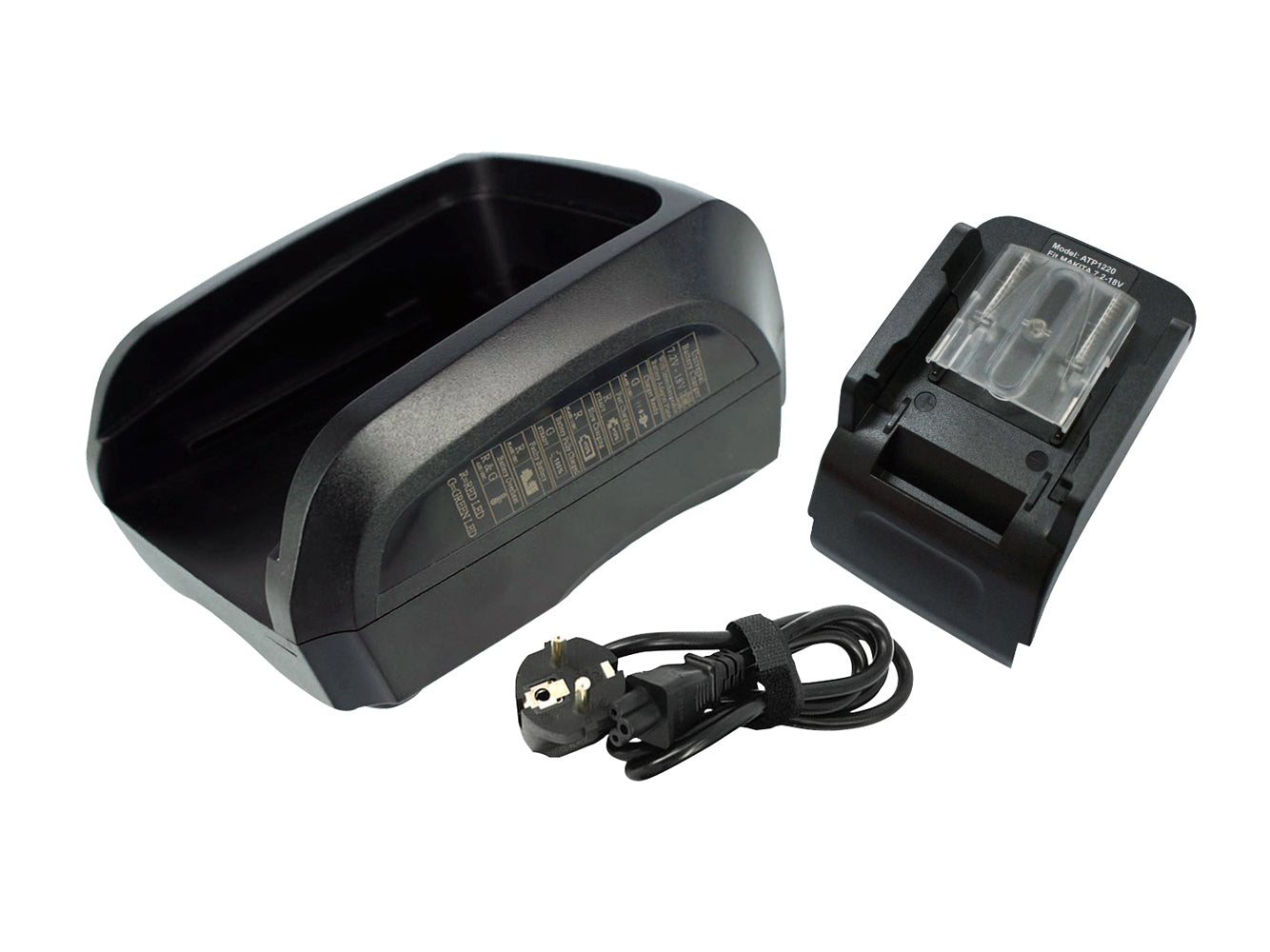 Ladegerät für Elektrowerkzeuge der Modelle MAKITA 193351-9, 193352-7, 193354-3, 193355-1, BH-1433, BH1420, BH1433, MK-1475MH, MK1475, 193345-4, 193346-2, 193348-8, 193349-6, 193928-0, 193930-3, BH1220, BH1220B, BH1220C, BH1233, BH1233B, BH1233C