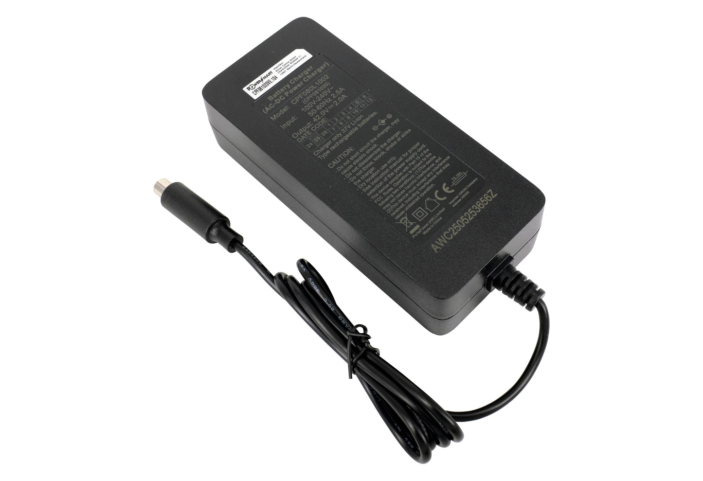 Xiaomi Charger 42V 2A Power Supply Charger Adapter for Xiaomi M365, Ninebot ES1 ES2 ES4 Scooter