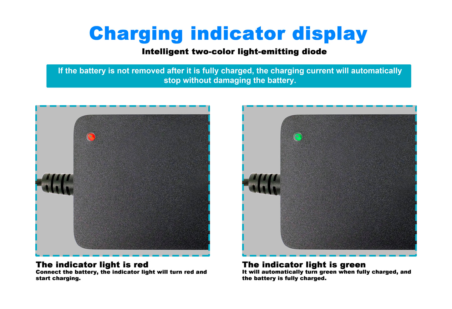 Xiaomi Charger 42V 2A Power Supply Charger Adapter for Xiaomi M365, Ninebot ES1 ES2 ES4 Scooter