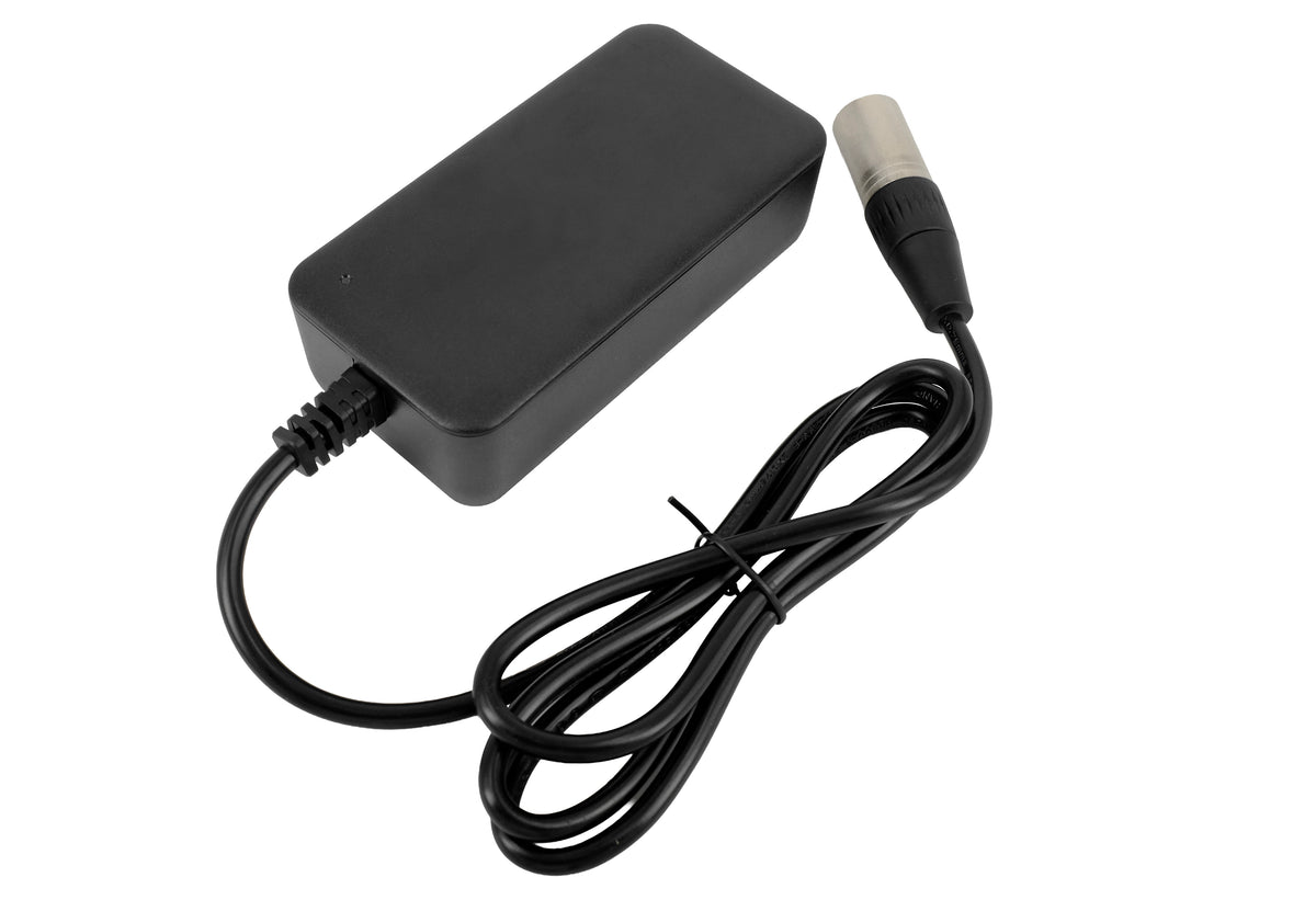 Caricabatterie E‑Bike 42V 2A per Batterie TranzX BL03, BL05, BL07, BL09 36V e Victoria – Caricabatterie XLR 5 Pin