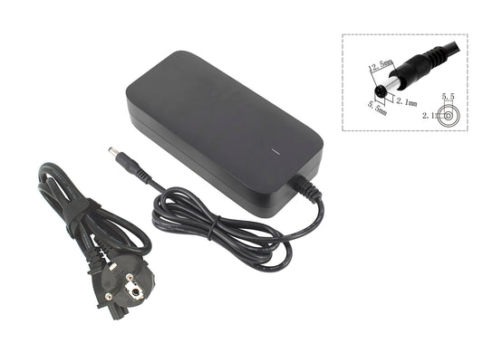 Caricabatterie per bici elettriche di alta qualità 36V 3A per batterie Telefunken, Phylion, Trio, TNLi e molto altro (DC 5,5x2,1mm)