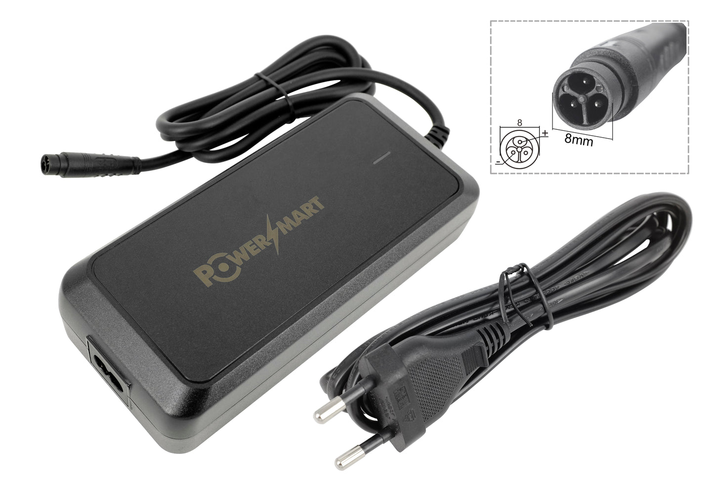 36V 2A Hyena Systems E-Bike-Akku-Ersatzladegerät für Carrera Impel und Feu Vert E-Rox Elektrofahrräder