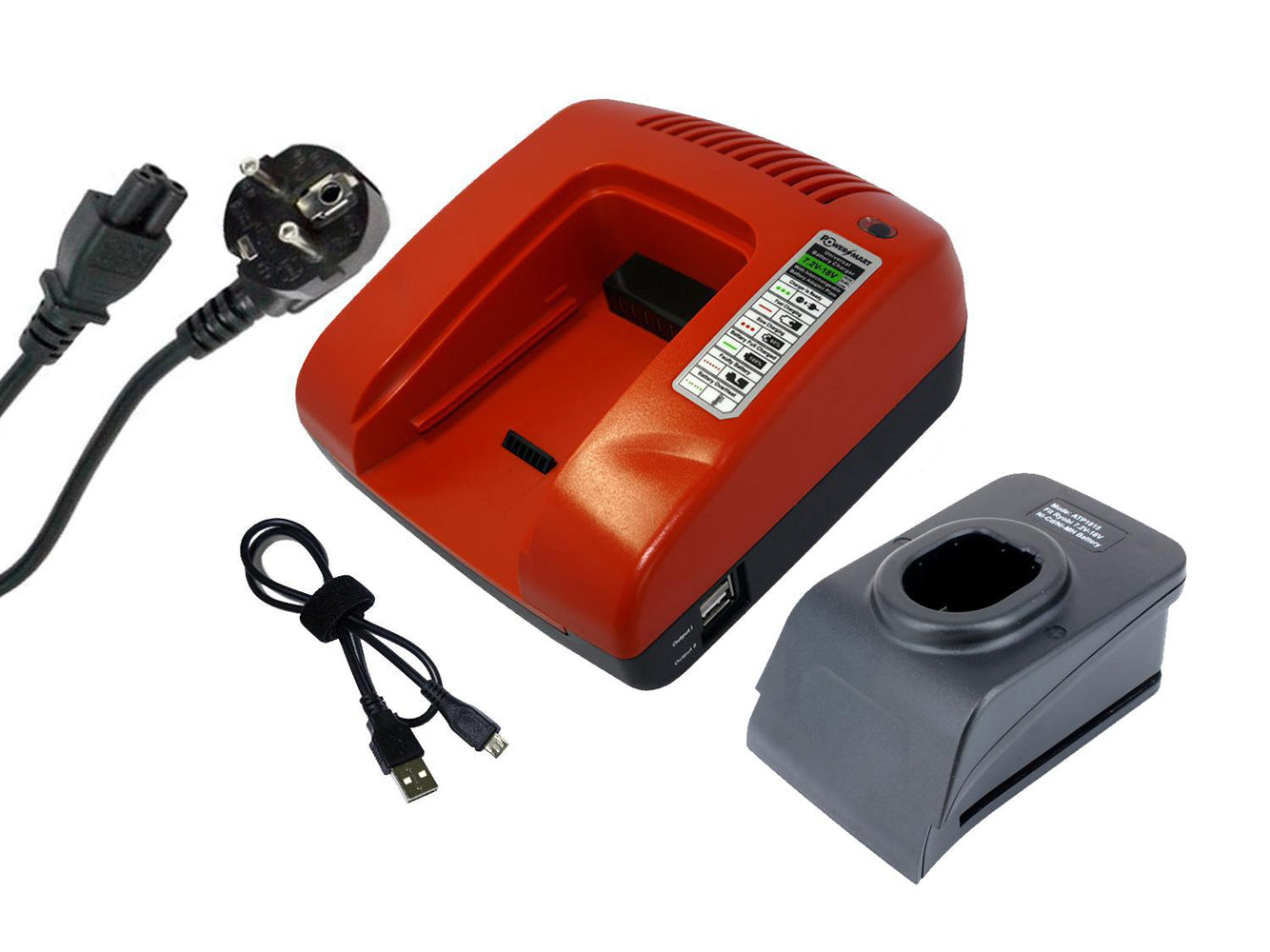 Chargeur de batterie pour outils électriques RYOBI ABP1801, ABP1803, BPP-1813