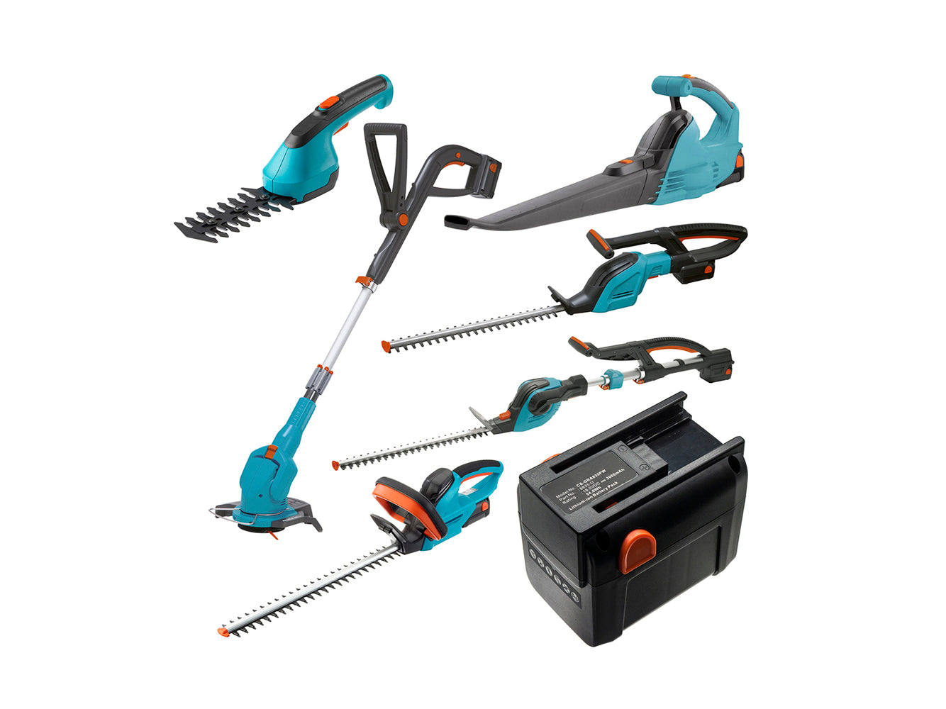Batterie de rechange pour tondeuses à gazon Gardena (modèles 8840, 8841, 8865, 8882 et 48-Li)