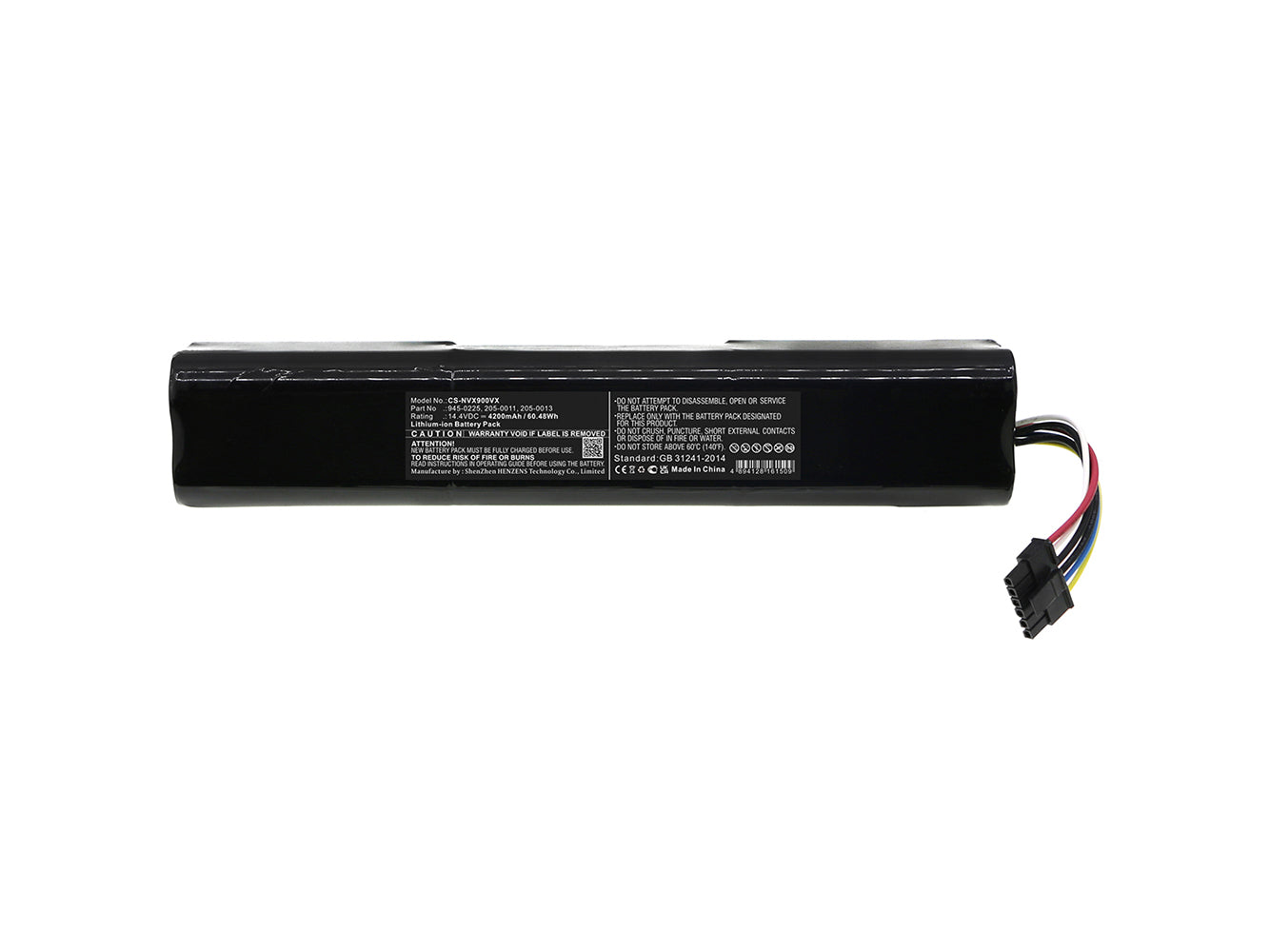 Batteria di ricambio per aspirapolvere NEATO 945-0225, 205-0011, 4INR19/65-2, 0810841012076, 945-0266, 205-0013