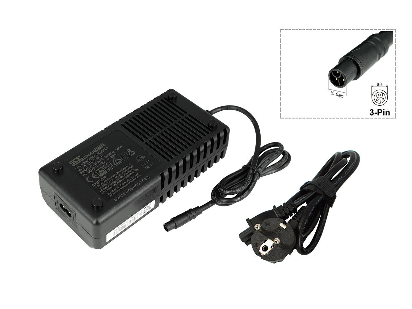 Caricabatterie PowerSmart per batterie per biciclette Qwic