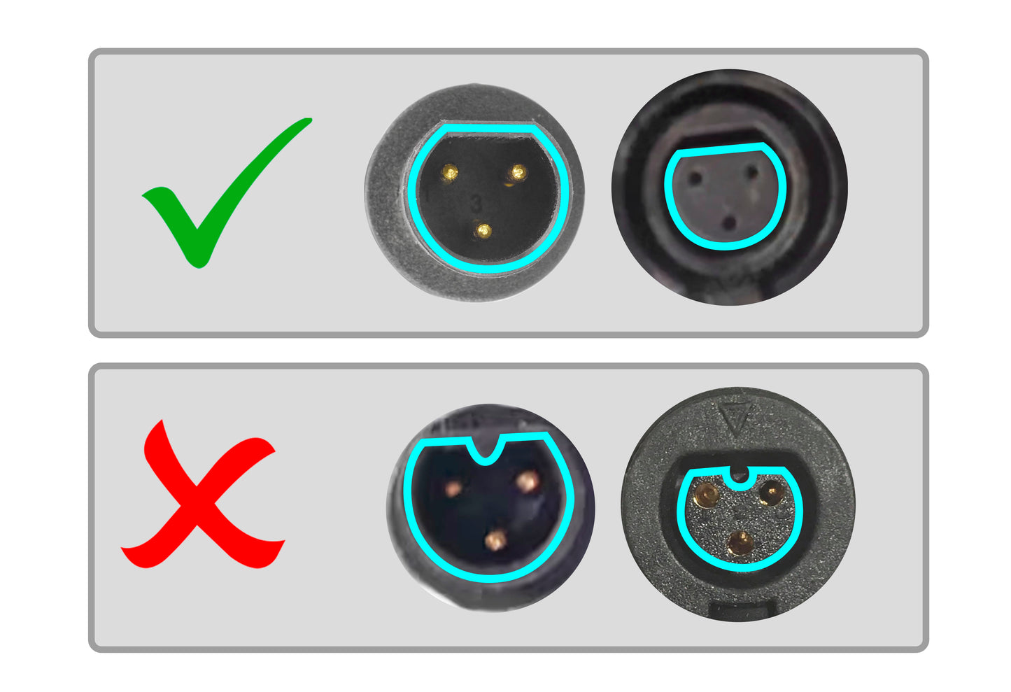 Ebike acculader 36V 2A 3-pins