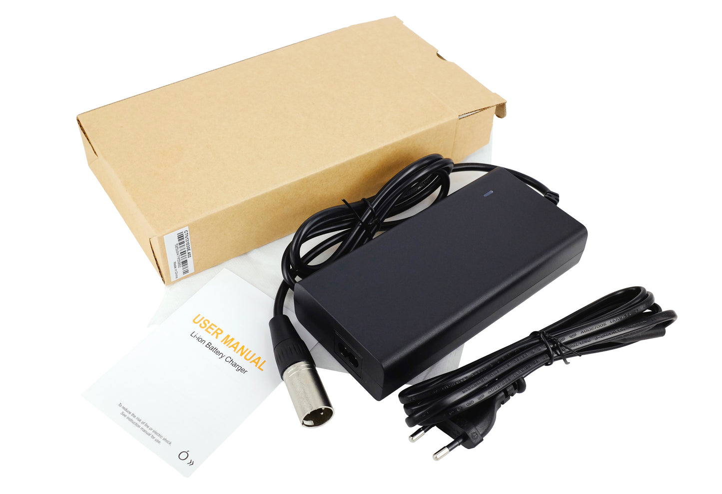 42V 3A E-Bike Battery Charger (4-Pin XLR) for Derby Cycle Impulse 1.0 & 2.0 System | Compatible with Kalkhoff, Raleigh, Gazelle | Fast Replacement Charger