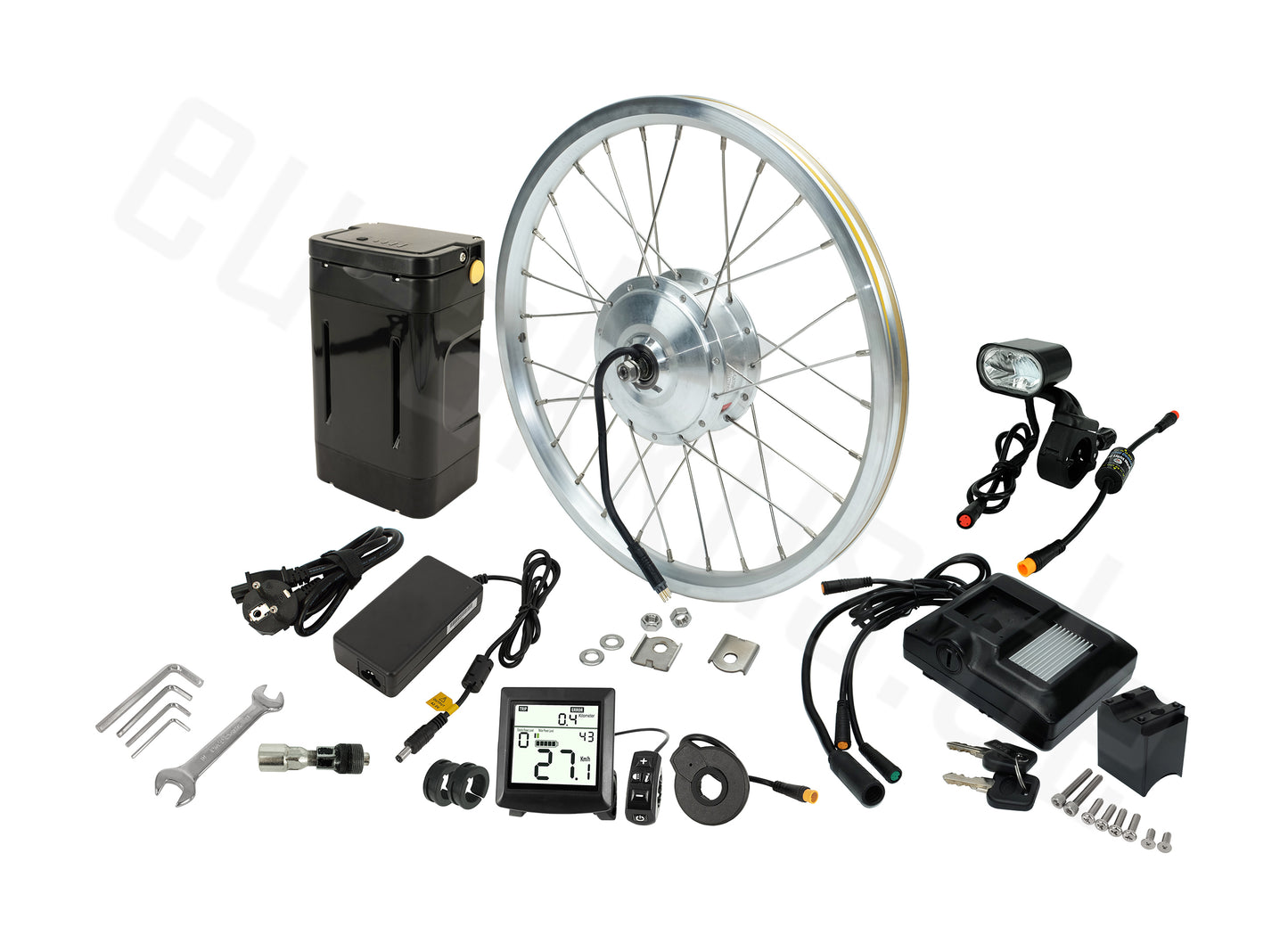 DIY-conversiekit voor Brompton vouwfiets 36V 8,7Ah/313,2Wh
