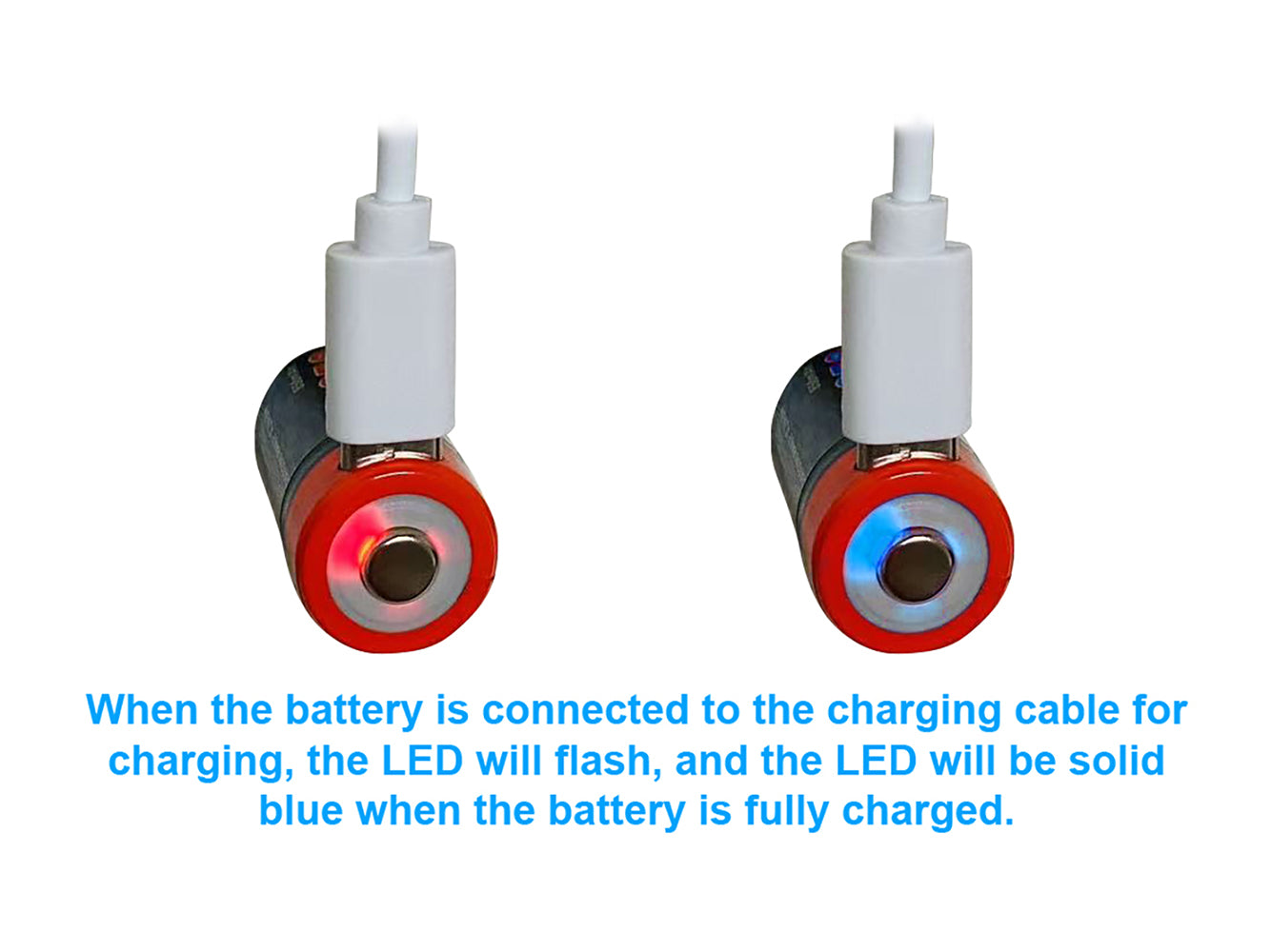 Batteria ricaricabile agli ioni di litio USB CR123, confezione da 4 da 3,6 V 850 mAh con porta di tipo C