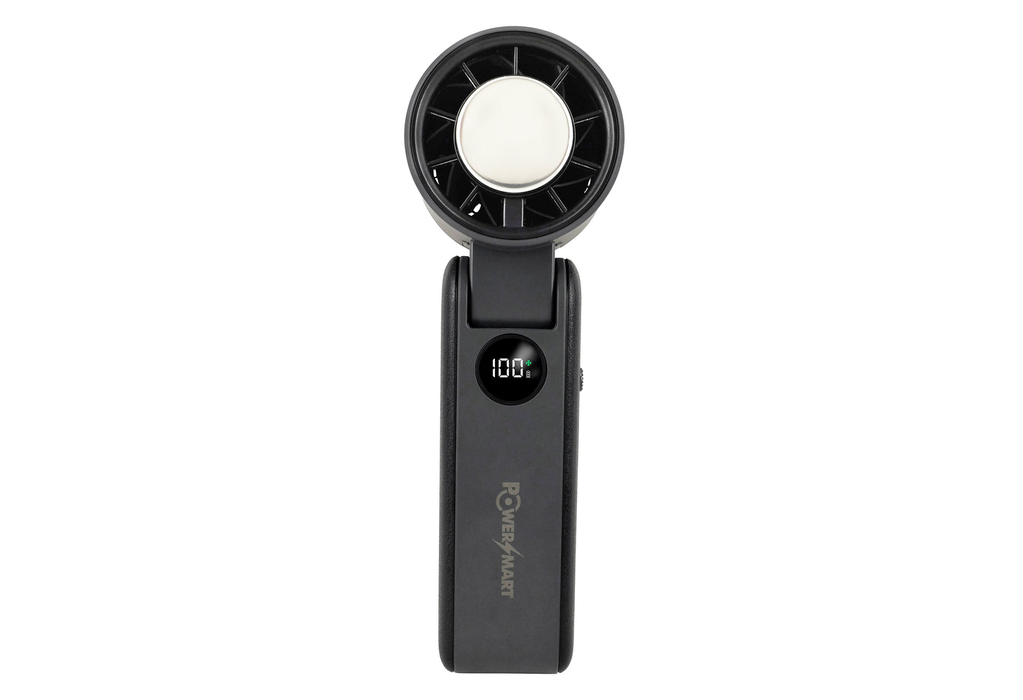 3-in-1 Handheld-Kühlventilator mit Eisplatte & 100-Stufen-Turbowind | 3000mAh Faltbarer Nackenventilator mit LED-Display | Tragbarer Mini-Ventilator mit Halbleiter-Sofortkühlung