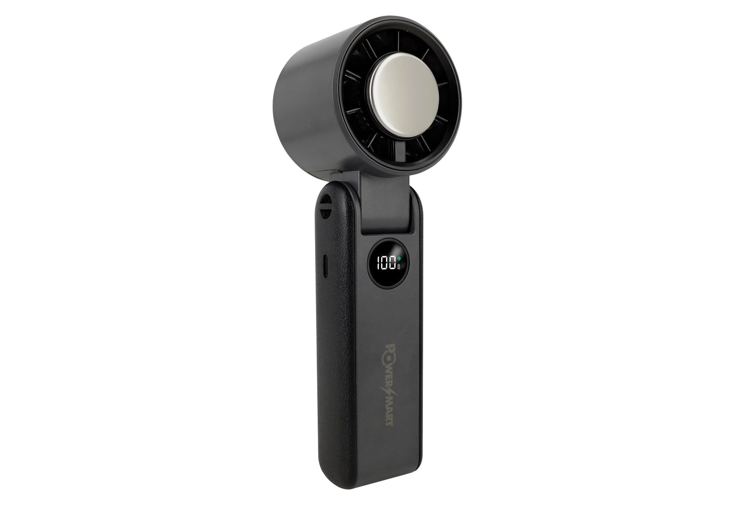 3-in-1 Handheld-Kühlventilator mit Eisplatte & 100-Stufen-Turbowind | 3000mAh Faltbarer Nackenventilator mit LED-Display | Tragbarer Mini-Ventilator mit Halbleiter-Sofortkühlung
