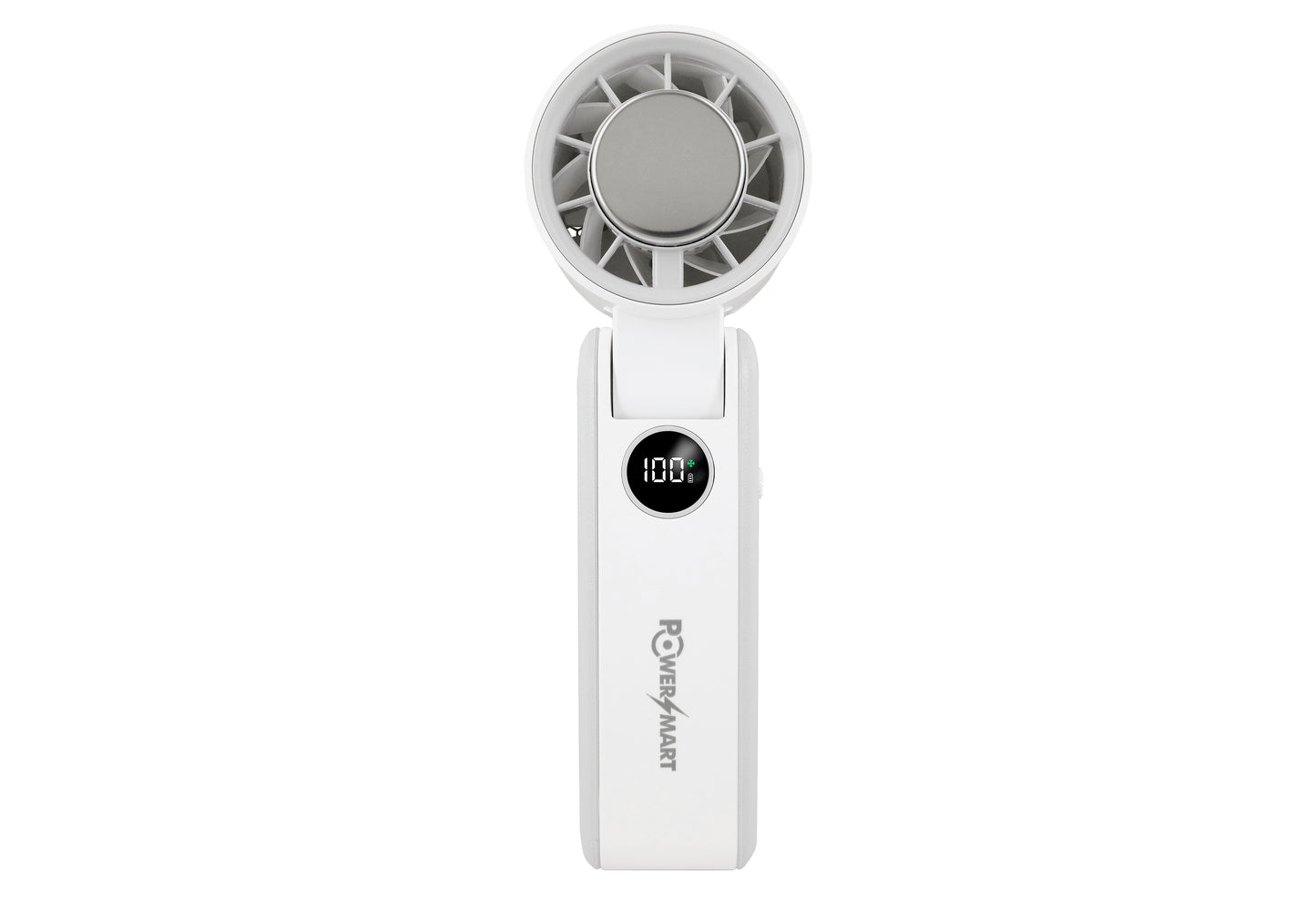 3-in-1 Handheld-Kühlventilator mit Eisplatte & 100-Stufen-Turbowind | 3000mAh Faltbarer Nackenventilator mit LED-Display | Tragbarer Mini-Ventilator mit Halbleiter-Sofortkühlung