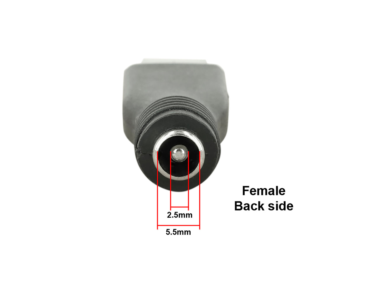 Punta del connettore C36 - Connettore rettangolare per laptop Lenovo con jack femmina da 5,5 x 2,5 mm