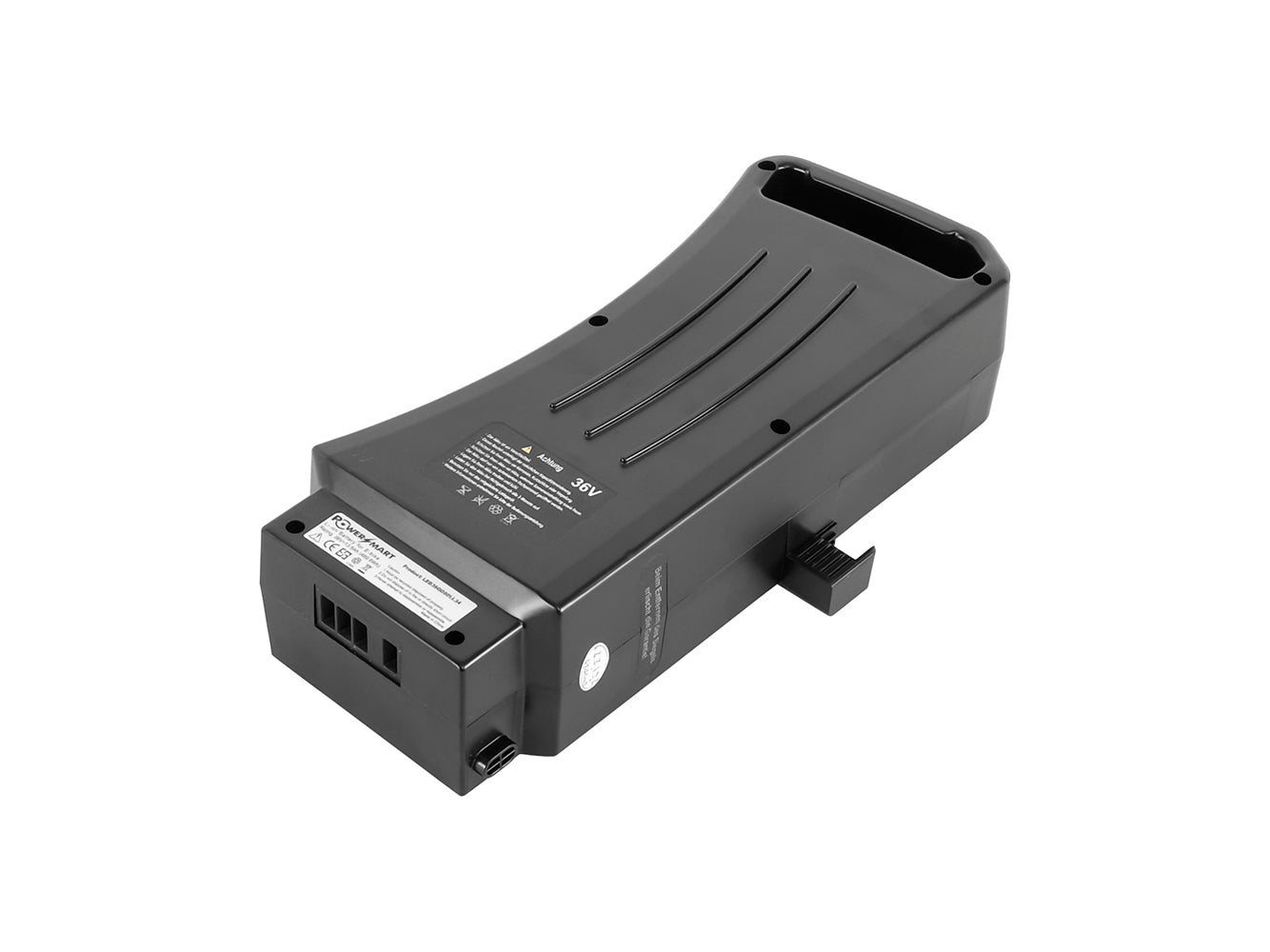 Batteria Powersmart SideClick SILVER 36V 13,6Ah per e-bike con batteria SideClick di Prophete, Zündapp, Kreidler, Mercedes Benz e altri (modelli 412 / 447)