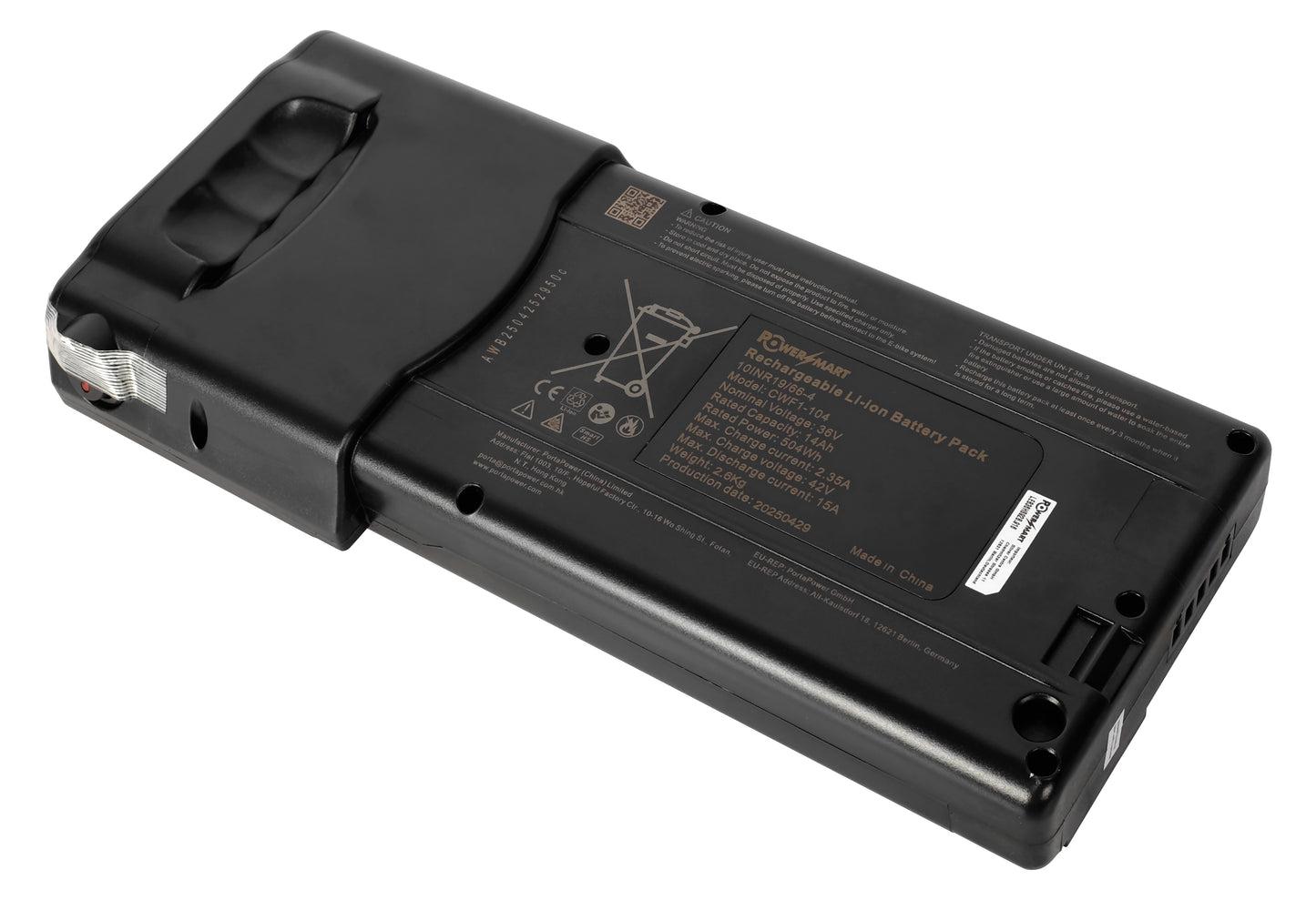 36V 11.6Ah 418Wh e-bike battery for Allegro 20 Zoll Elektro Faltrad, E-Plus Breeze 26 inch Ladies, MIFA Move CRS 100, Paris Max N8R