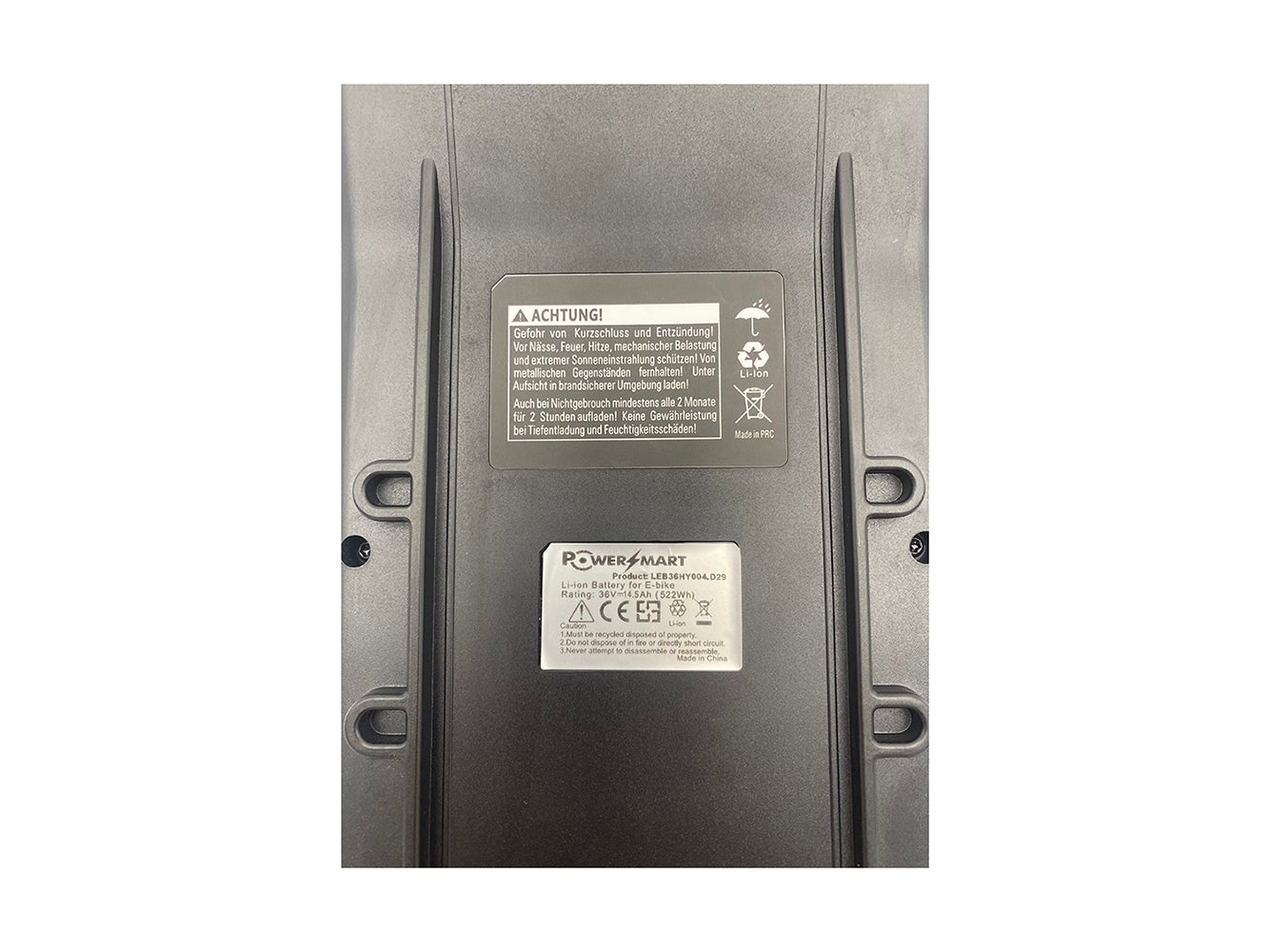Batteria agli ioni di litio per bici elettrica da 36 V e 14,5 Ah, sostitutiva per Yamaha Haibike Batavus Pulzar / Senero / Zonar / Razer, Winora