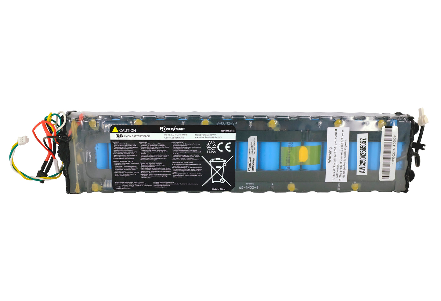 Batteria di ricambio per scooter elettrico Xiaomi Mi 3 da 7800 mAh