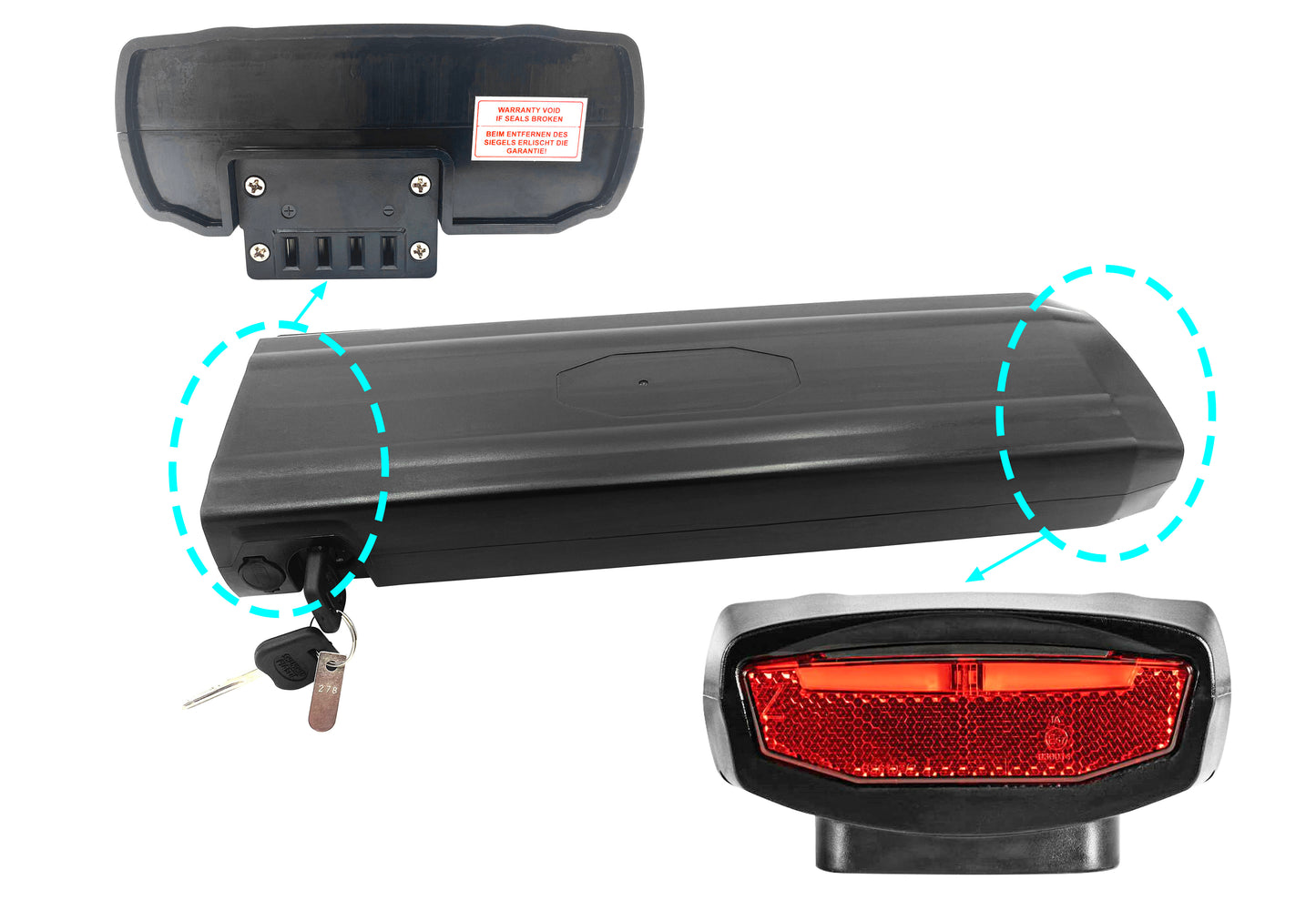 Stella Allegra Easy 36V 13Ah Accu voor Stella E-bike -Stella Accu