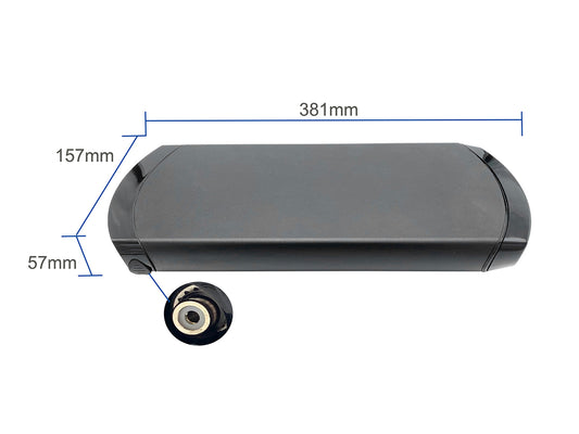Batteria posteriore agli ioni di litio da 36 V 13 Ah/481 per bici elettrica Wall-E Phylion SENZA supporto