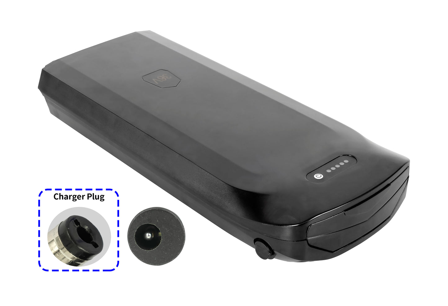 Batterie Li-Ion 36 V - 13 Ah pour vélo électrique, compatible avec les modèles Crescent Elin/Elina, Crescent Elmo, Crescent Elwin et Crescent Elora.