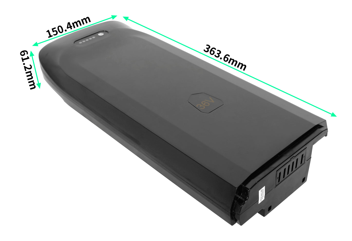 36V 13Ah 468Wh E-Bike-Akku für Brite Long Range E Bike - 20 Räder, Toplife E4400 E4600 E8000 E8100