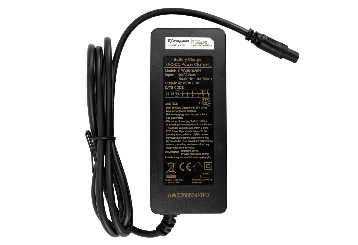 36V 13Ah/468Wh Rear Carrier E-Bike Battery & Charger Set | Smart BMS (Bafang CanBus) for Fischer, Telefunken, MTF, DHS & More