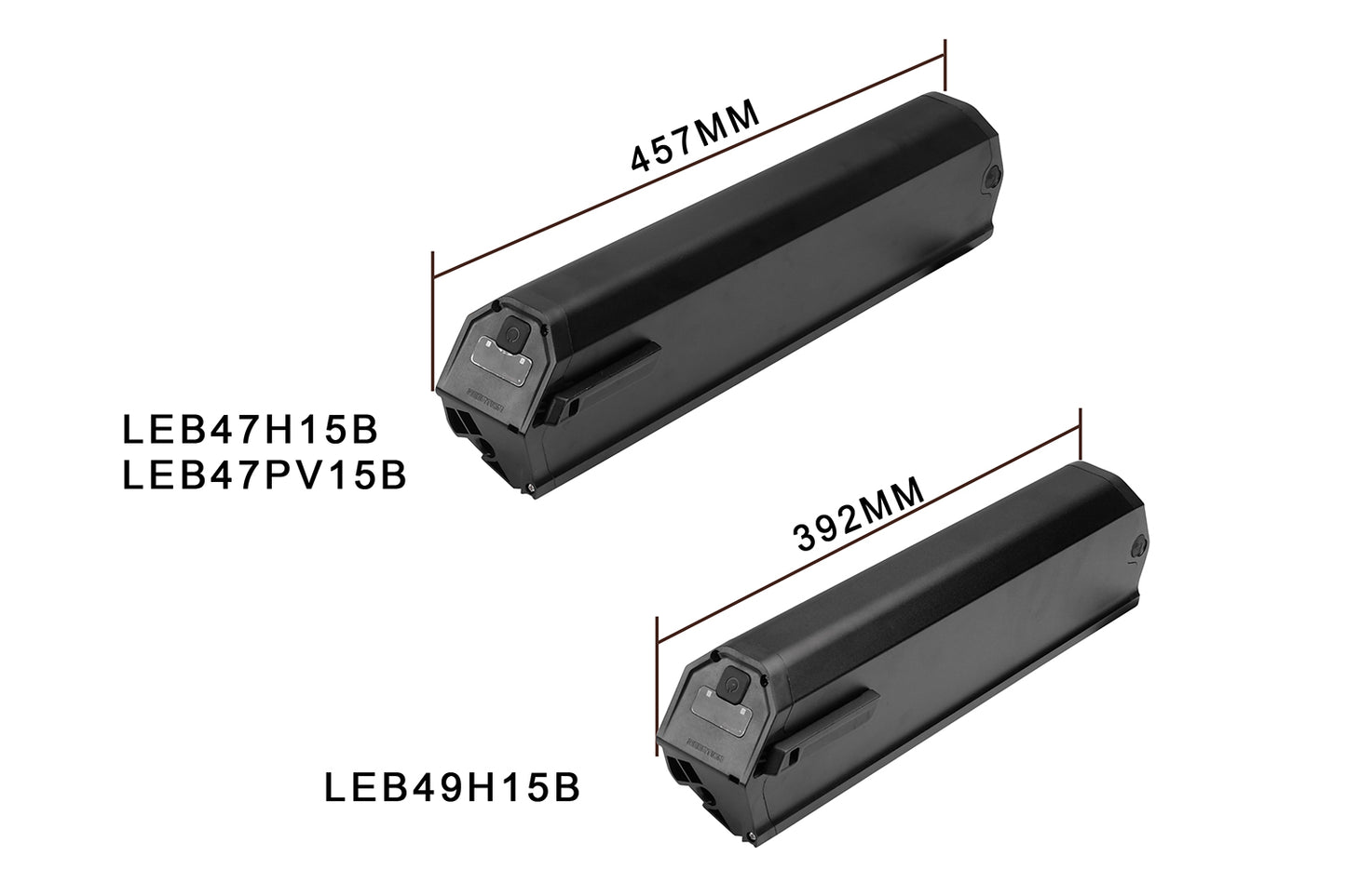 Aventon E Bike Battery Li-Ion 48V - 13Ah/624Wh, Replacement for Aventon Pace 500