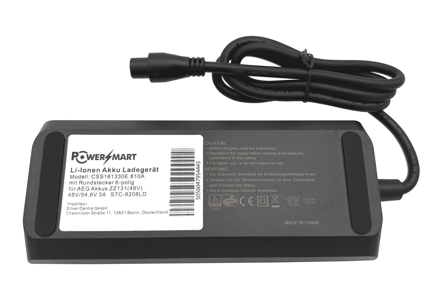 Powersmart Prophete Trekking20.ETM.20/20.ETM.30 Accu, PropheteExplorer20.ETT.10 /21.ETT.10 E-Bike Accu 48V 12.8Ah met 3A Snellader