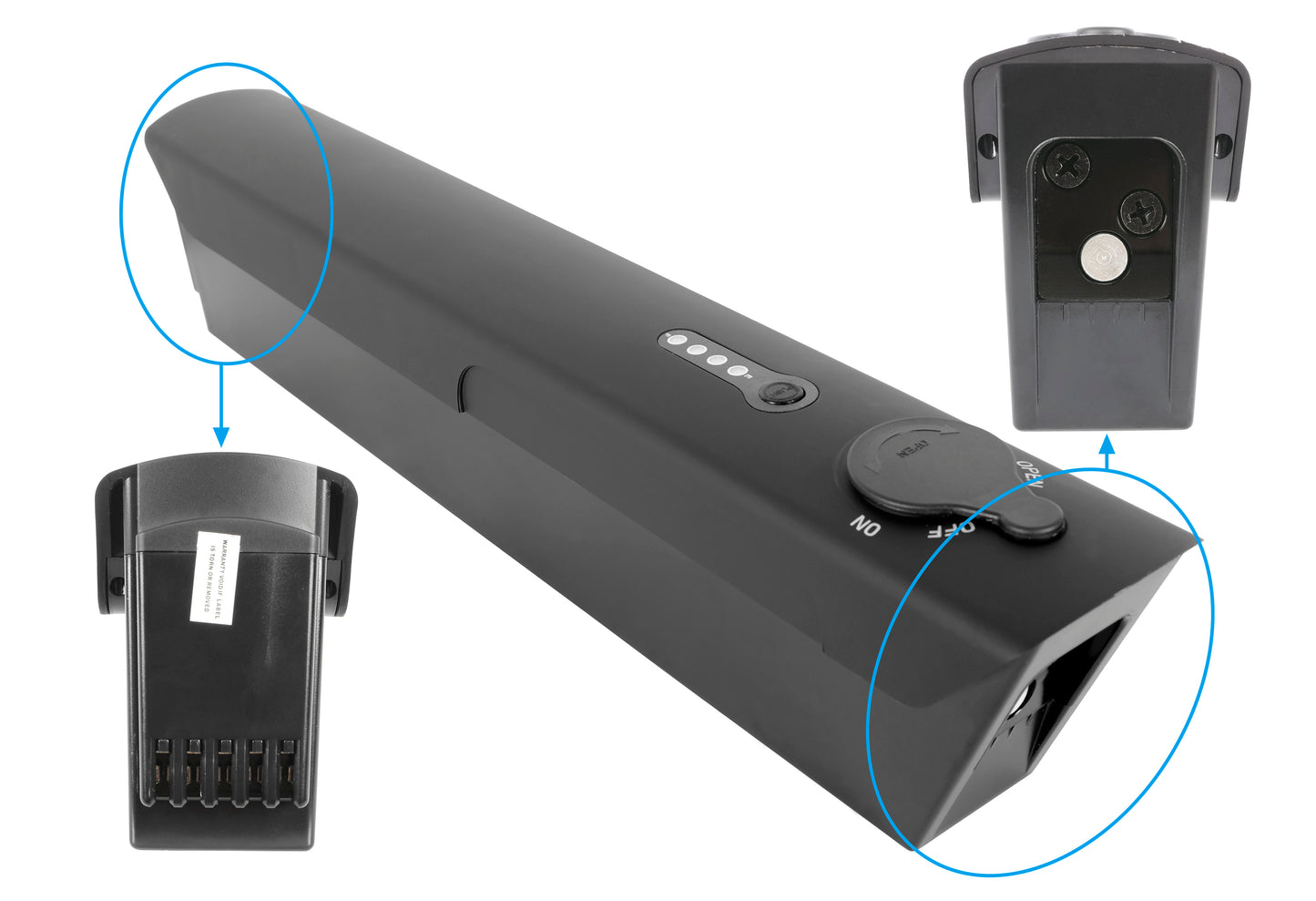 Batería de iones de litio para bicicleta eléctrica de 36 V, 10,5 Ah/378 Wh, compatible con Diavelo Bragi ATB, Bragi Tour, Bragi Urban, Estora Comfort, Estora Tour, Estora Urban, Sensation (2013-14) y Travel (2013-14)