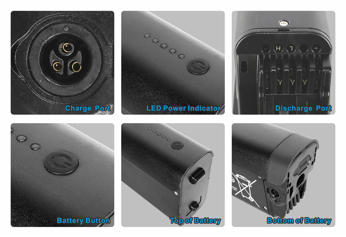 Qwic Premium E-Bike Vervangende Accu 36V 15Ah Geschikt voor MN7 & MD9