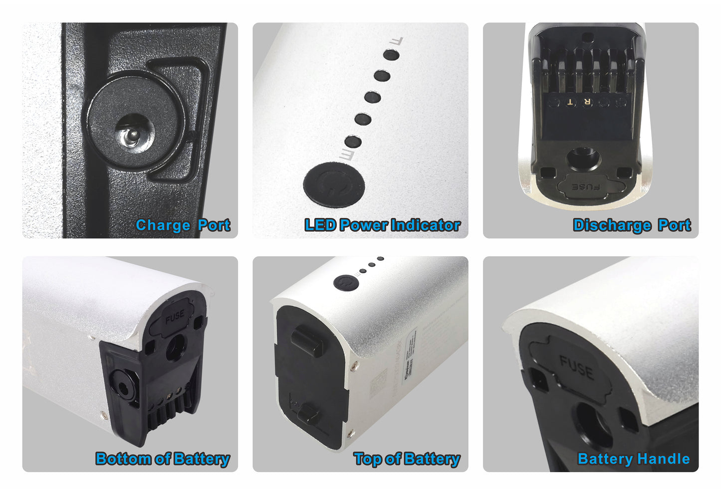 FULLY INTEGRATED, E Bike Battery Li-Ion 36V - 14Ah/504Wh
