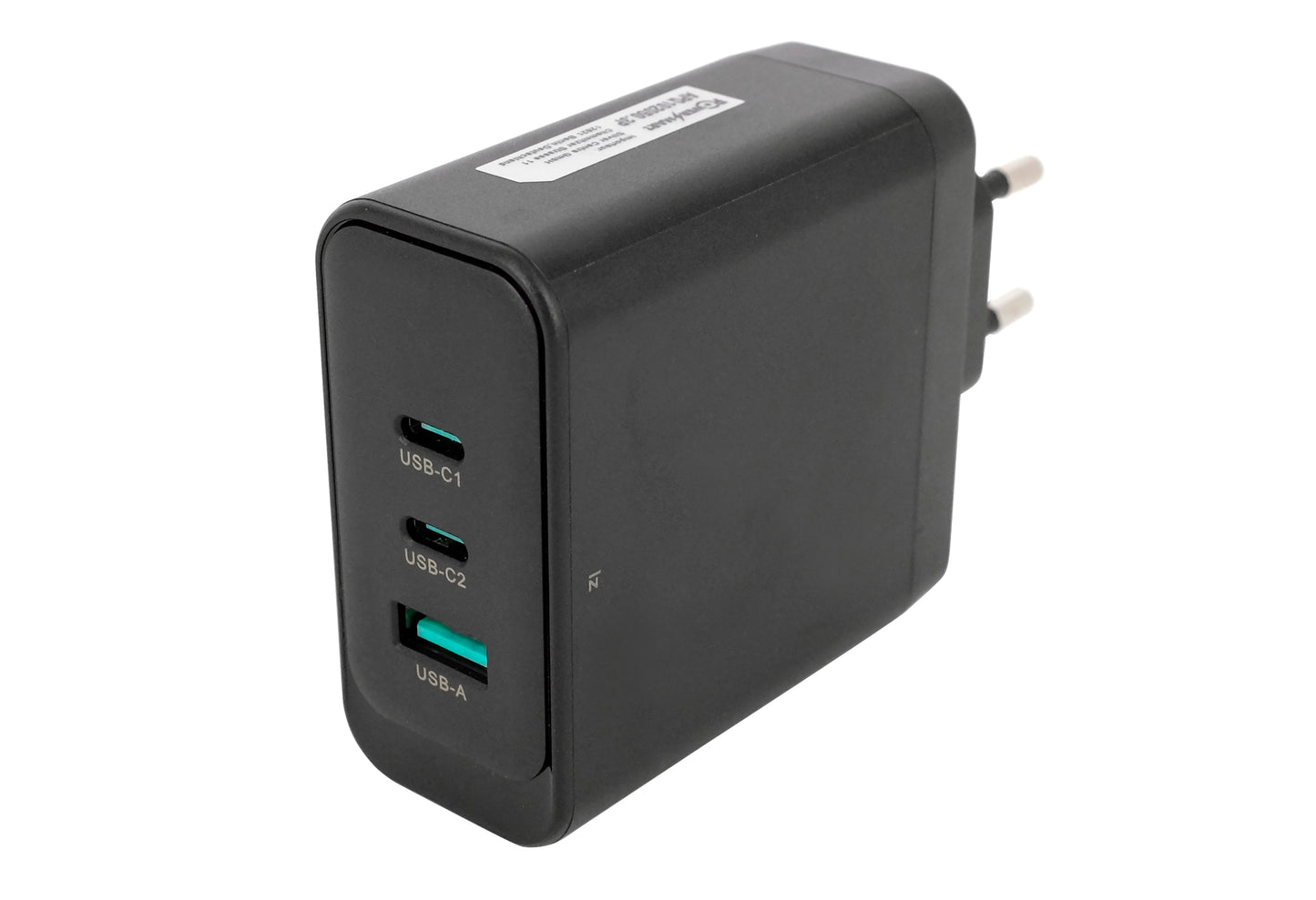 100W 3-Port GaN Fast Charger Power Supply, PD 3.0 Multiple Compact Charger Compatible with iPhone 16 Pro Max MacBook Air iPad Samsung S24 Ultra Huawei Xiaomi DJI etc