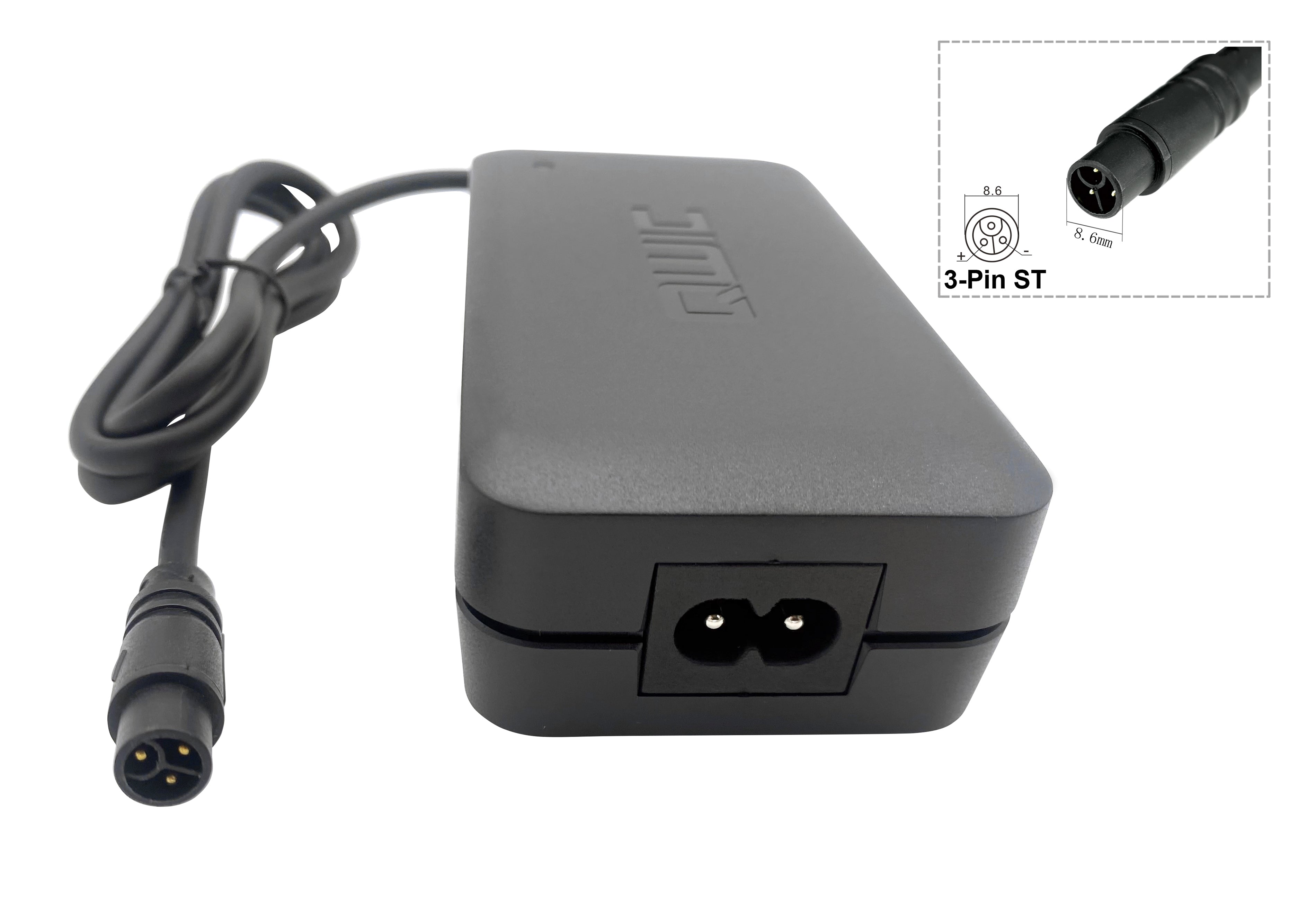 Caricabatterie 36V 2A per batteria agli ioni di litio da 36V per bici elettrica, con spina ST CC a 3 PIN